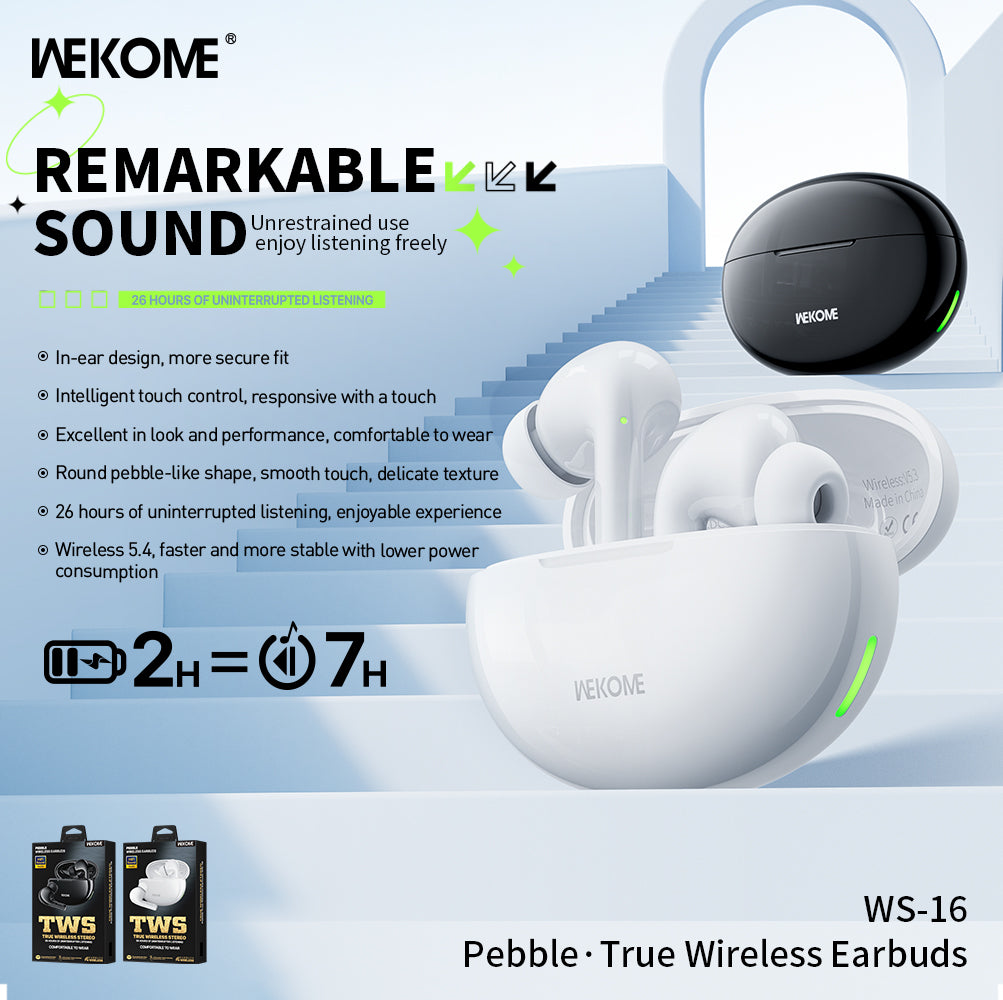 [BRAND NEW] WEKOME WS-16 BLUETOOTH 5.4 TRUE WIRELESS EARBUDS
