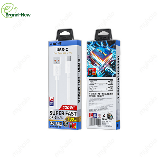 [BRAND NEW] WEKOME WDC-22 120W FAST CHARGING USB-C CABLE 1M