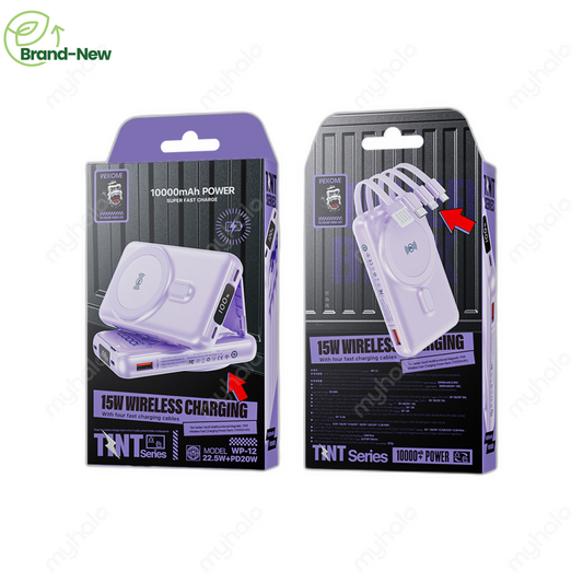 [BRAND NEW] WEKOME WP-12 10000MAH MAGNETIC WIRELESS POWER BANK