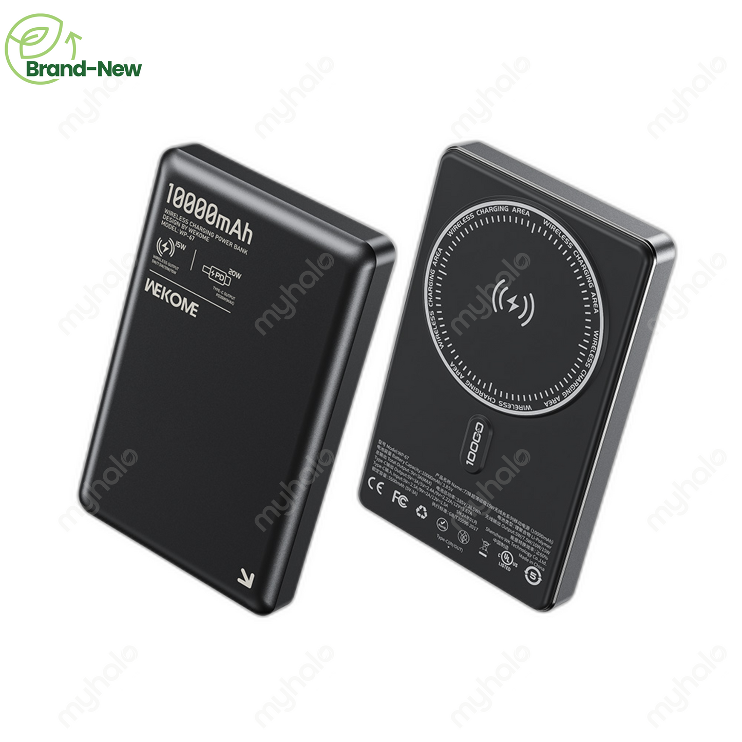 [BRAND NEW] WEKOME WP-67 BLADE ULTRA-THIN MAGNETIC WIRELESS POWER BANK 10000MAH 15W
