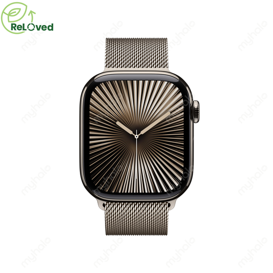 APPLE WATCH SERIES 10 42MM TITANIUM GPS + CELLULAR (MILANESE LOOP) WRTY JAN 2027