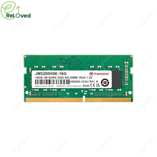 TRANSCEND 16GB DDR4 3200MHz PC4-25600 SO-DIMM 内存 笔记本内存