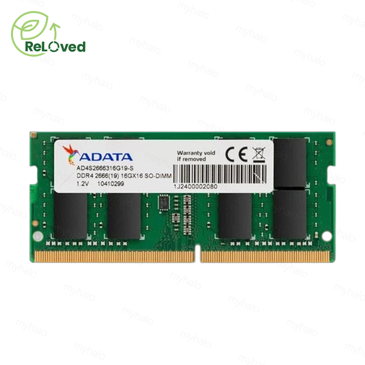 [CERTIFIED RELOVED] ADATA 16GB DDR4 2666MHz PC4-21300 SO-DIMM RAM Laptop Memory (AD4S2666316G19)