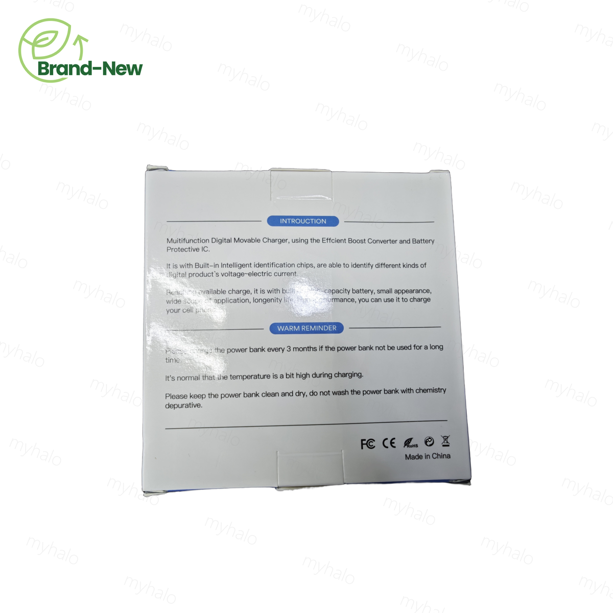Kronos Mini Power Bank Brand New - back