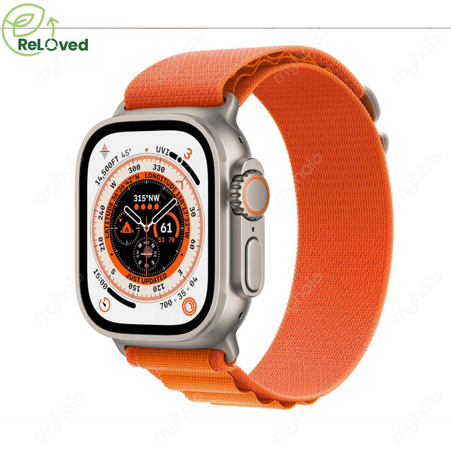 [CERTIFIED RELOVED] APPLE WATCH ULTRA 3 49MM NATURAL TITANIUM GPS + CELLULAR (ORANGE ALPINE LOOP) WRTY MAY 2027