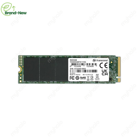 [BRAND NEW] TRANSCEND 500GB SSD PCIe GEN3 NVMe M.2 2280 (TS500GMTE115S)