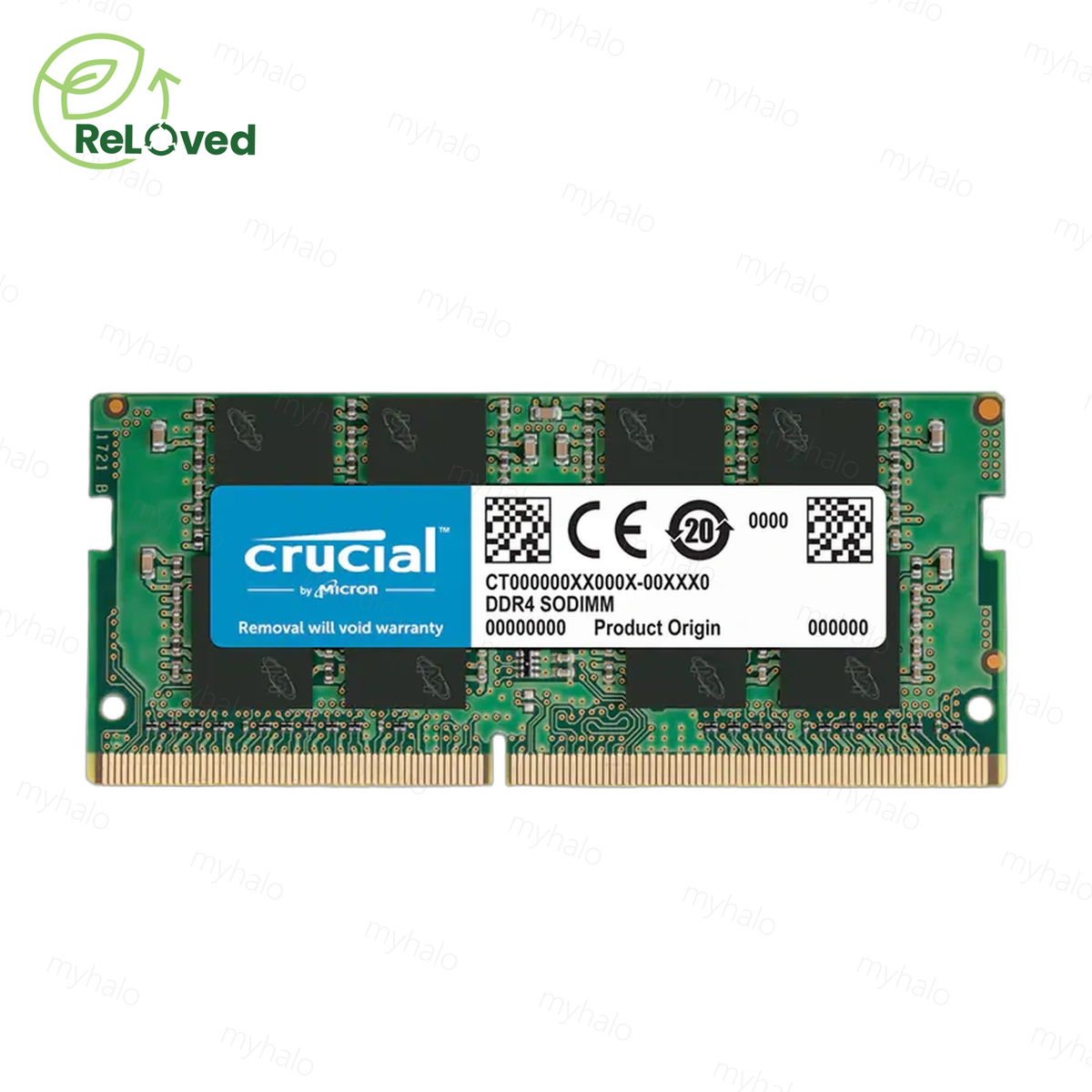 [CERTIFIED RELOVED] Crucial 16GB DDR4 2666MHz PC4-21300 SO-DIMM RAM Laptop Memory (CT16G4SFS8266)