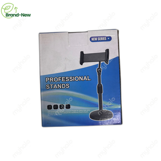 [CERTIFIED SURPLUS] ADJUSTABLE DESK PHONE HOLDER STAND FOR VIDEO CALLS, LIVE & HANDS-FREE USE