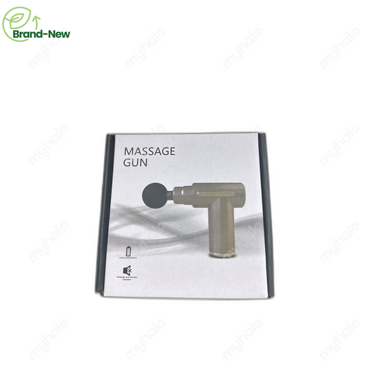 [CERTIFIED SURPLUS] RECHARGEABLE MASSAGE GUN WITH 4 HEADS FOR MUSCLE RELIEF