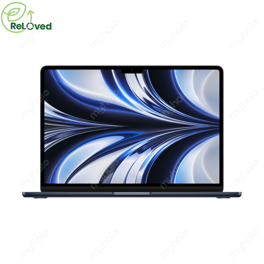 [CERTIFIED RELOVED] Apple MacBook Air 13-inch 2022 (M2 8-Core CPU / 8-Core GPU / 16GB / 256GB SSD) (Midnight)