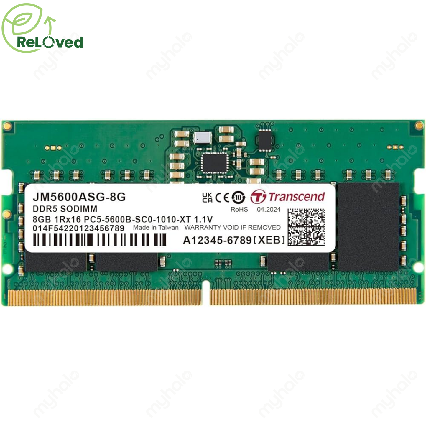 创见 8GB DDR5 5600MHz PC5-44800 SO-DIMM 笔记本内存条