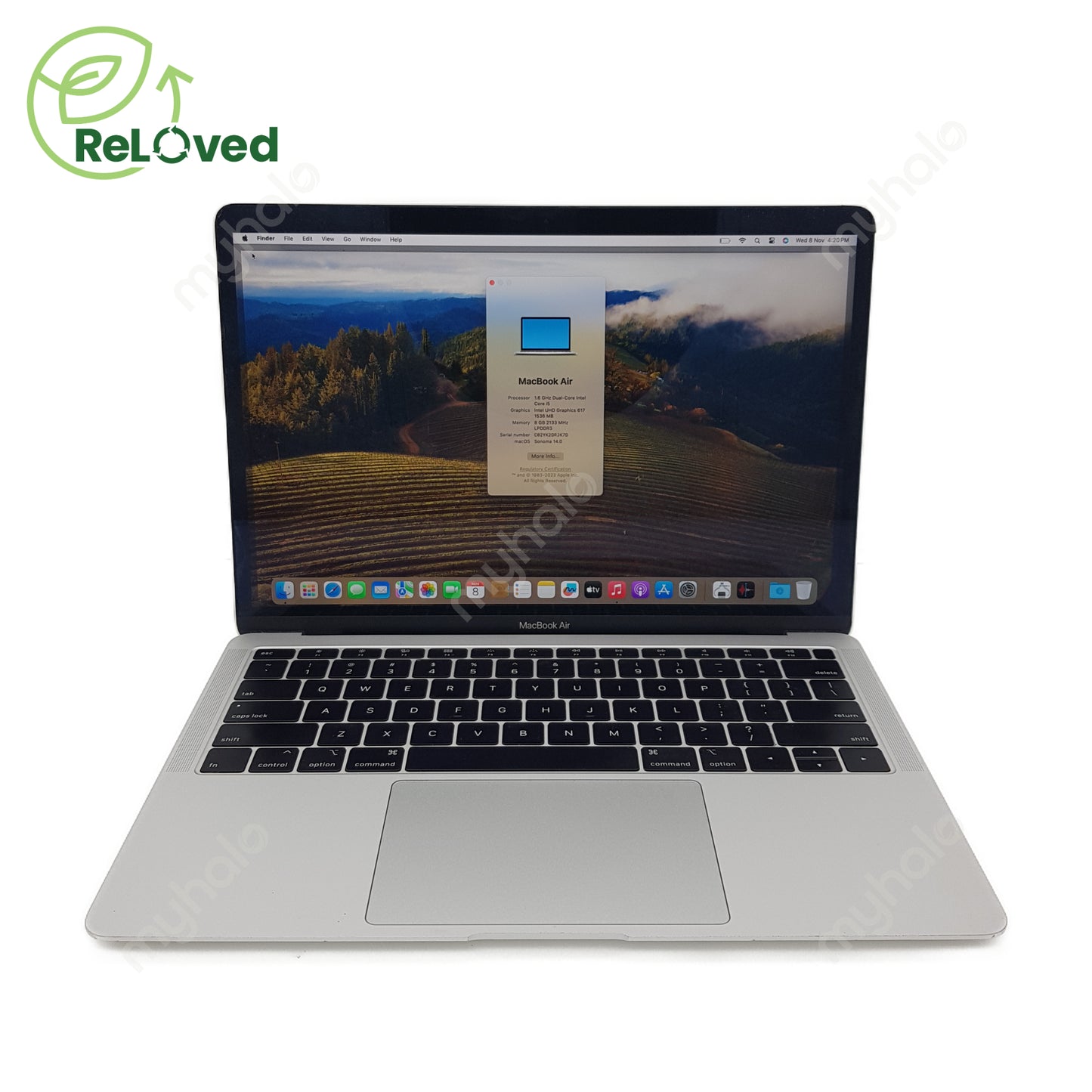 APPLE Macbook Air 13 2019 A1932 (i5 / 8GB / 256GB / Silver)