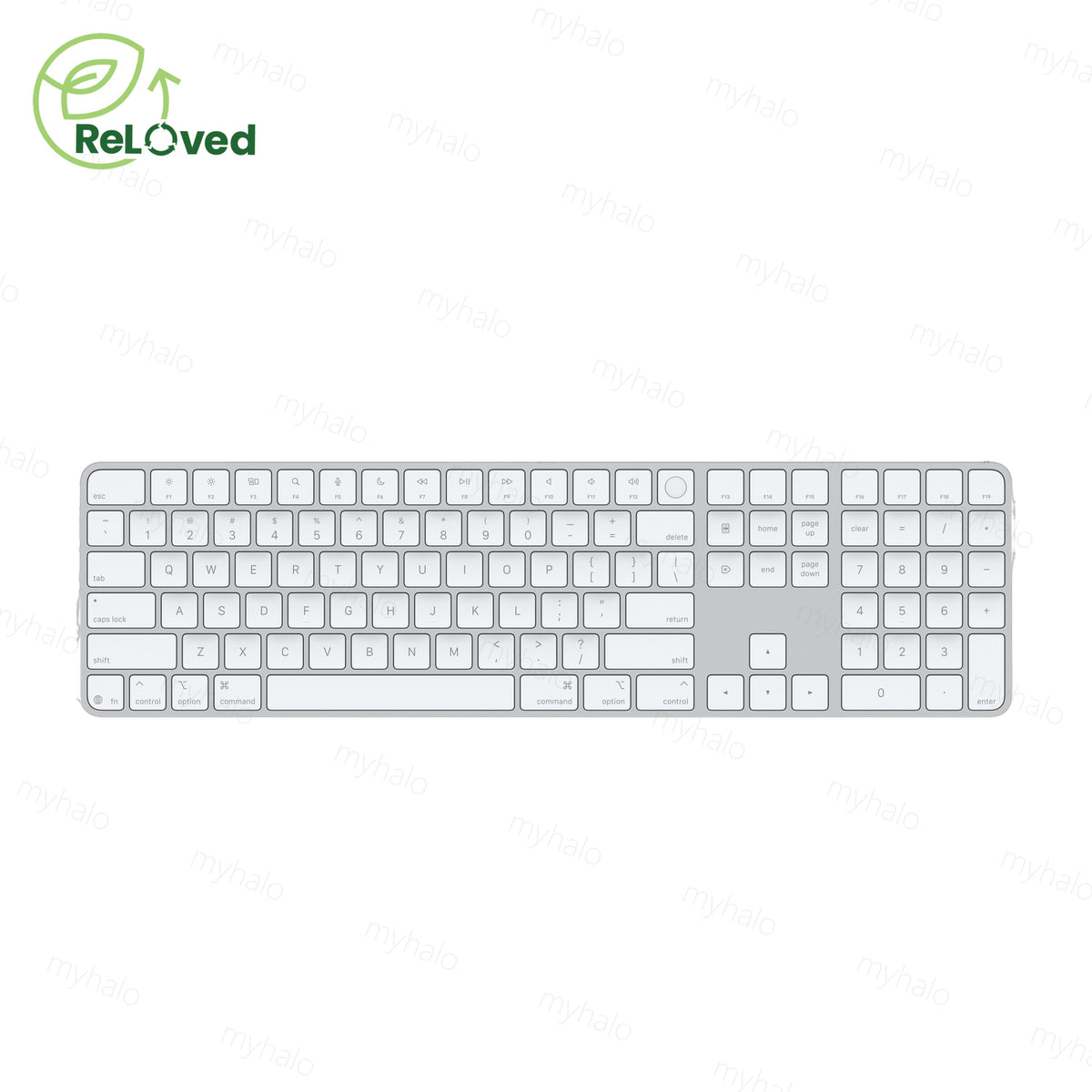[CERTIFIED RELOVED] Apple Magic Keyboard with Touch ID and Numeric Keypad (Silver)