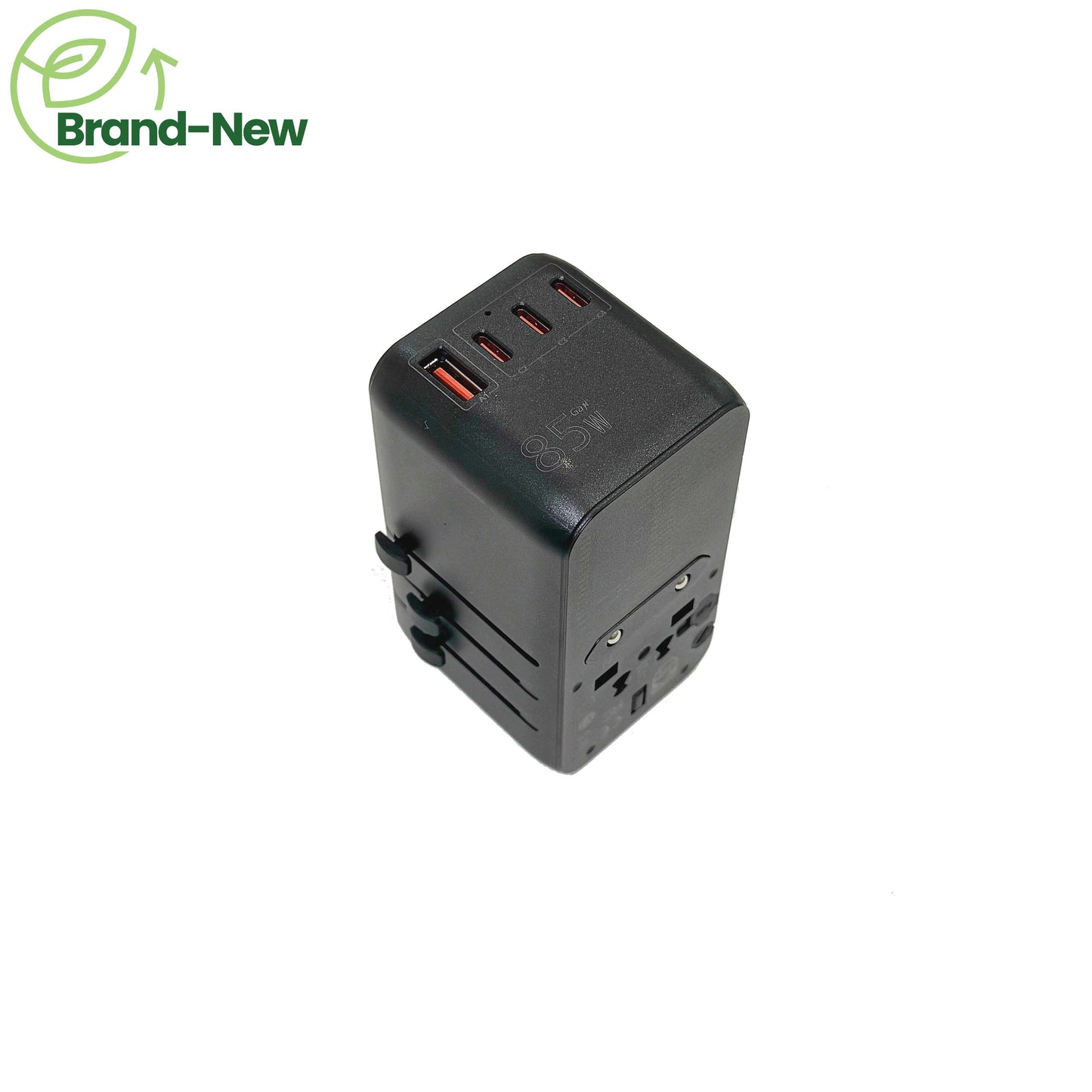 PHILIPS 85W UNIVERSAL TRAVEL ADAPTER WITH RETRACTABLE USB CABLE