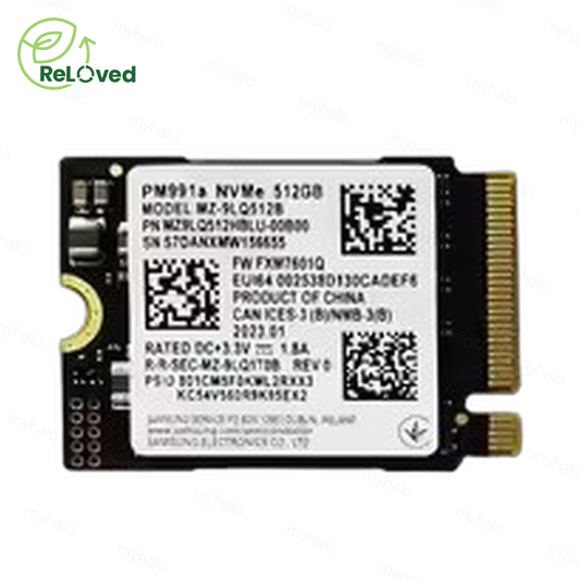 [CERTIFIED RELOVED] Samsung PM991a 512GB SSD PCIe Gen 3 NVMe M.2 2242 (MZALQ512HALU-000L1)