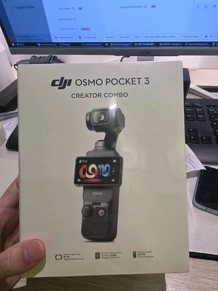 [BRAND NEW] DJI OSMO POCKET 3 CREATOR COMBO (1-inch CMOS | 4K120 | 3-AXIS GIMBAL)